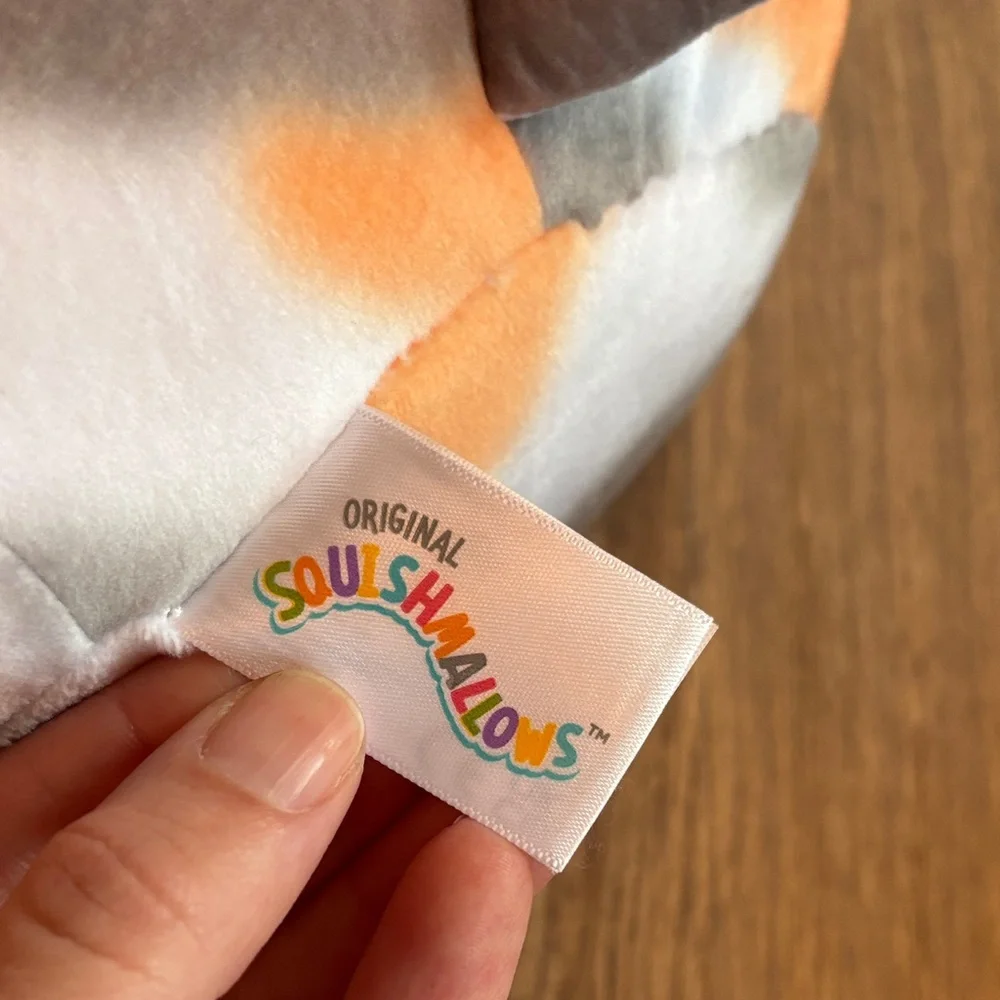 Squishmallows Calico Cat Plush - Orange, Gray, Cream